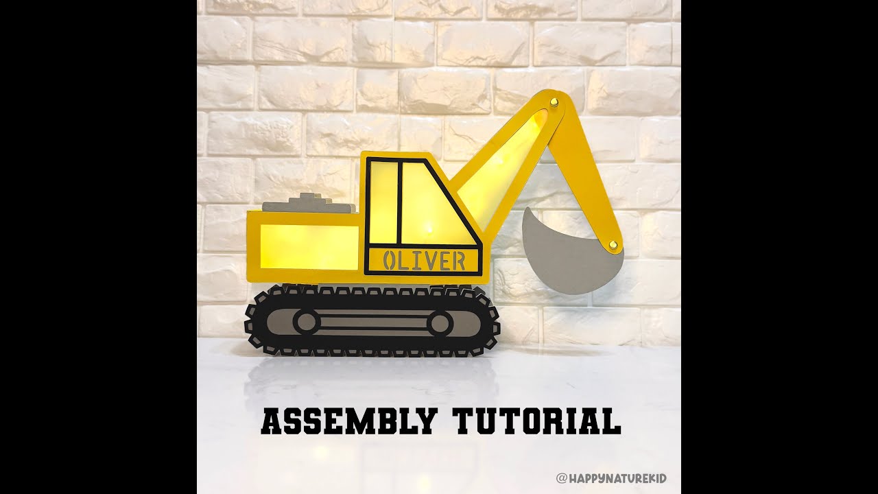 Excavator Lantern assembly tutorial