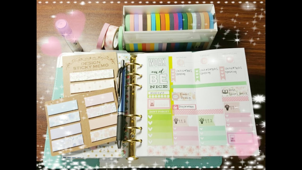 手帳 (4月4日～6日)| Plan With Me {JN}