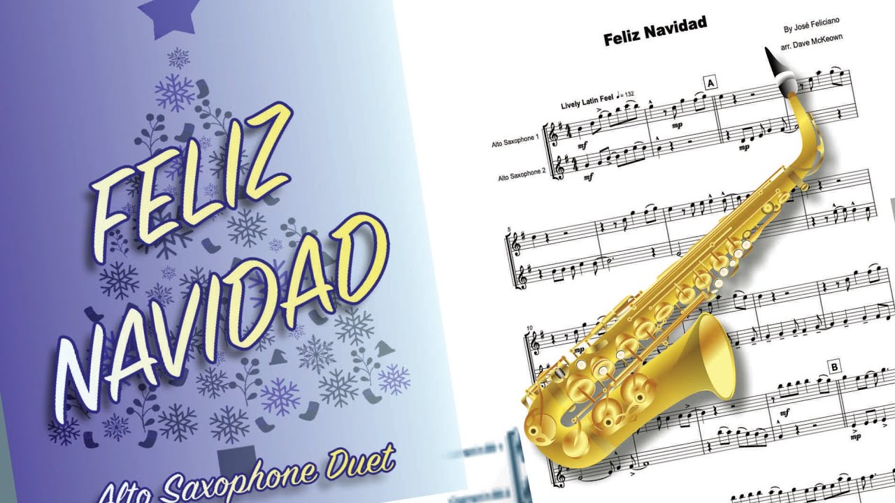 Feliz Navidad, Christmas Duet for Alto Saxophone
