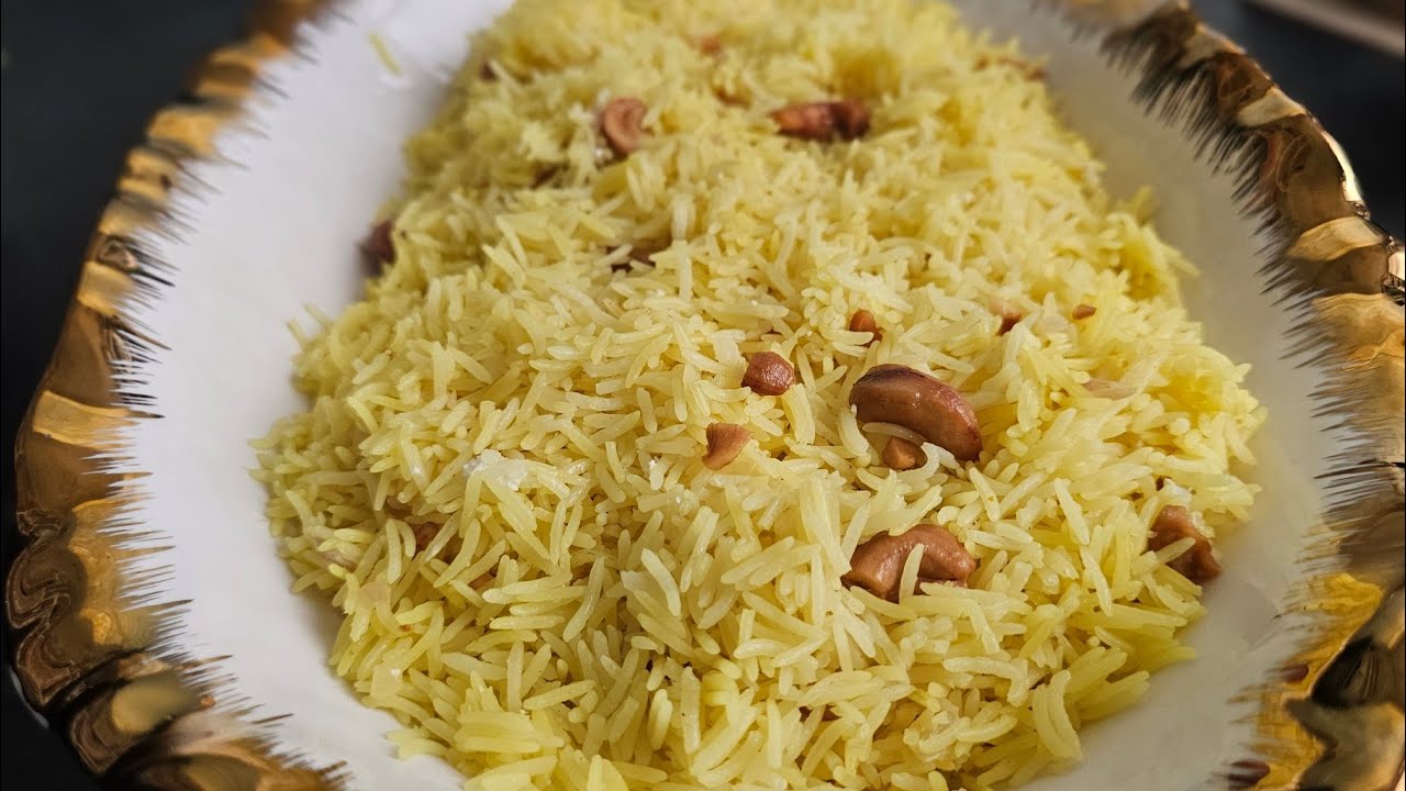 Wali wa Manjano/Tumeric Rice  mtaaamu