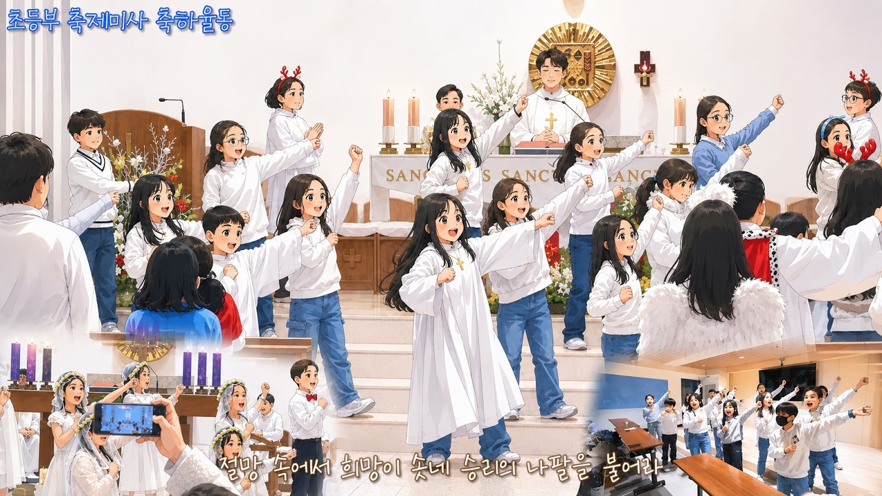 축제 미사 율동 - 3컷 영상 [철산성당]
