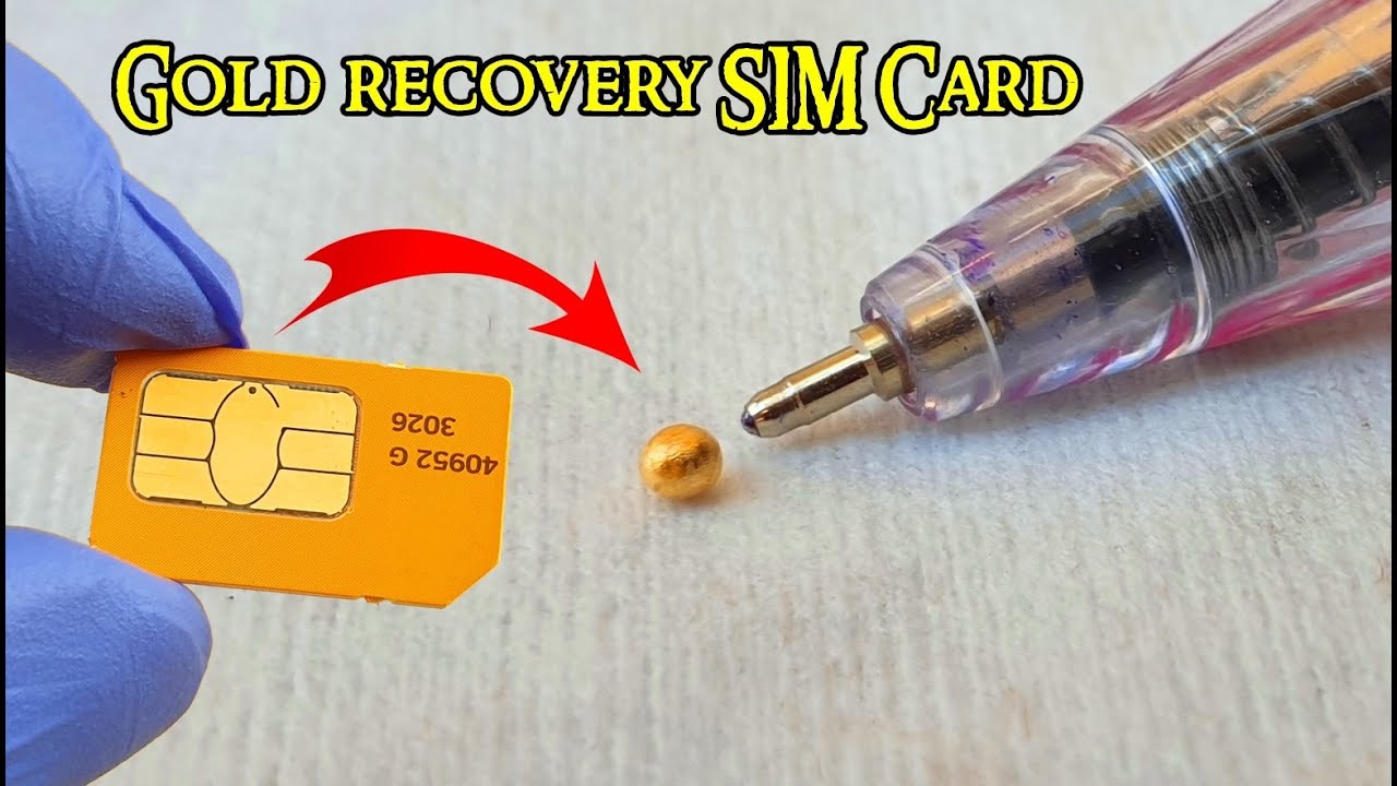 Невероятный способ найти золото в сотовых телефонах с SIM-картой?! 📱