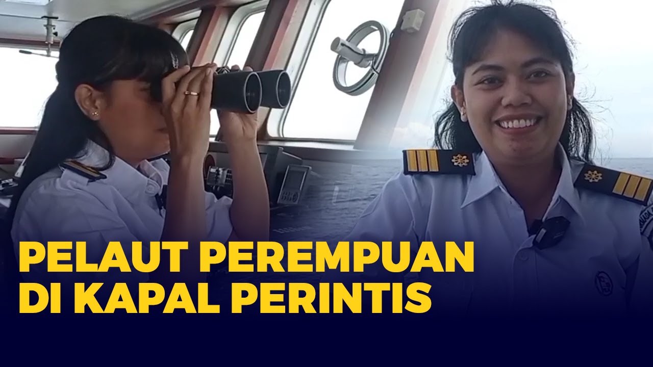 Mantap! Satu-Satunya Pelaut Perempuan di Kapal Perintis Daerah Terpencil