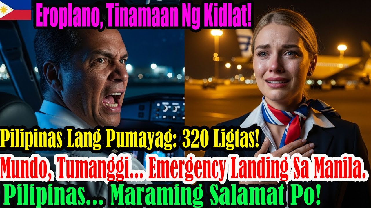 Pilipinas: Gabi ng Emergency Landing sa Maynila, Isang Eroplano, 320 Buhay ang Nailigtas Ligtas!!!!!