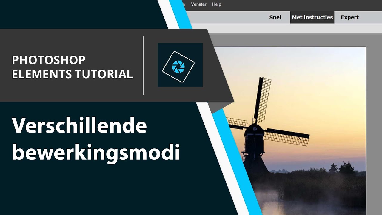 Verschillende bewerkingsmodi in Photoshop Elements uitgelegd