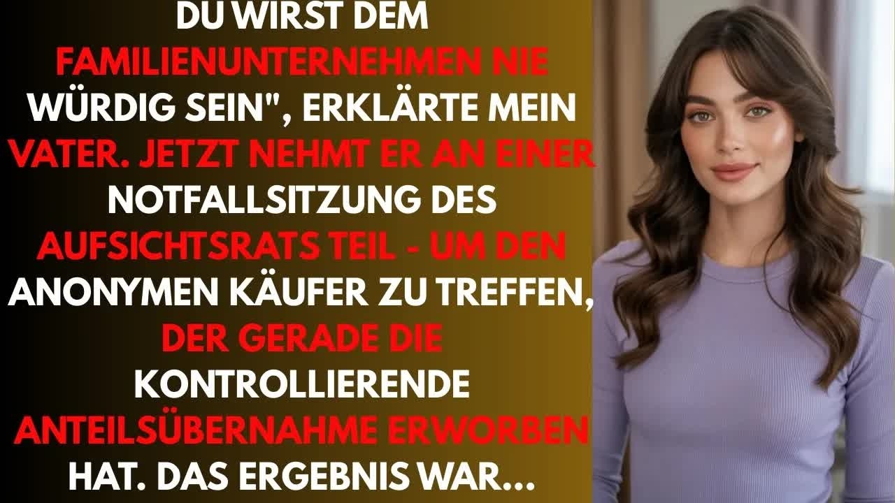 Sie waren stolz auf ihr Unternehmen – bis sie erfuhren, dass ich es gekauft habe