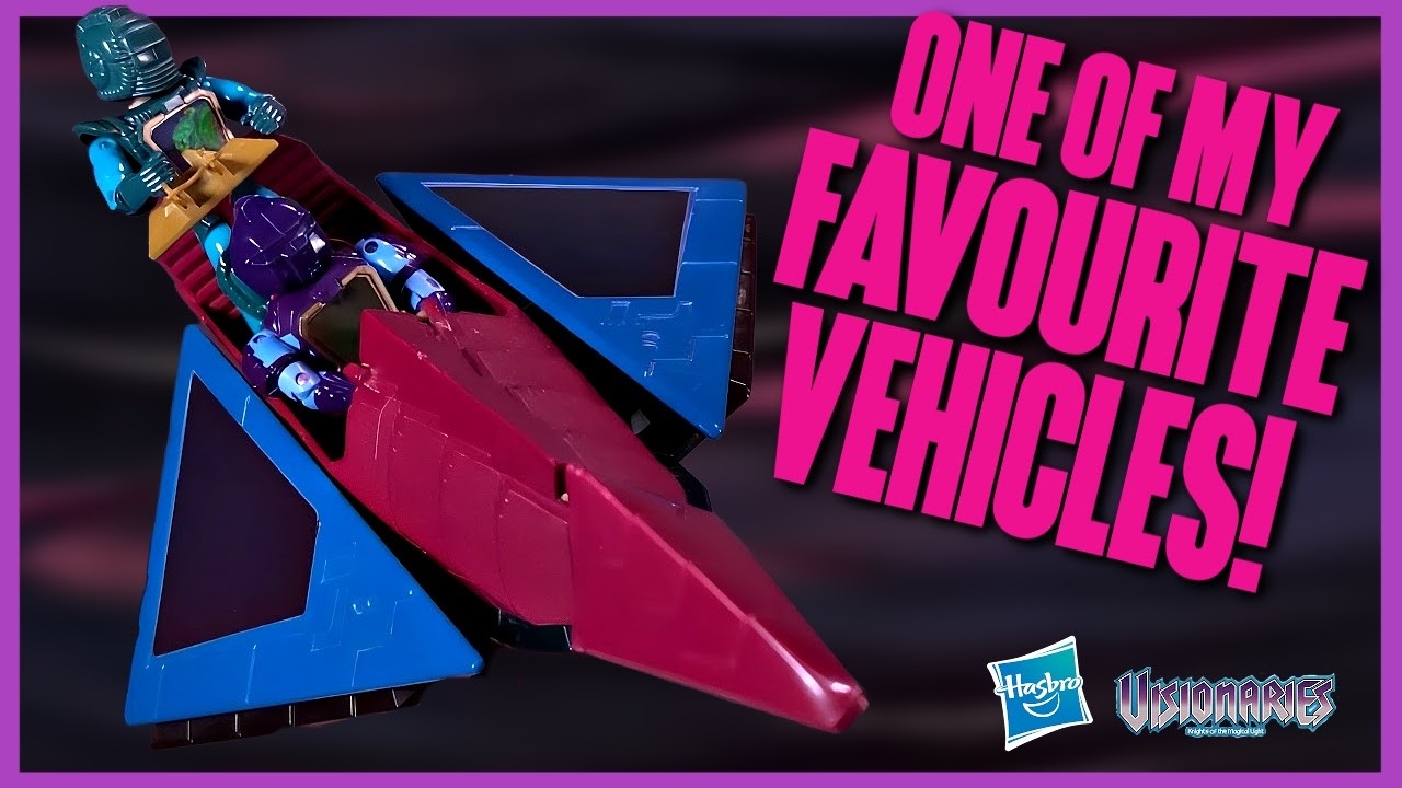 Hasbro Visionaries Knights Of the Magical Light Sky Claw Vehicle Review | @TheReviewSpot