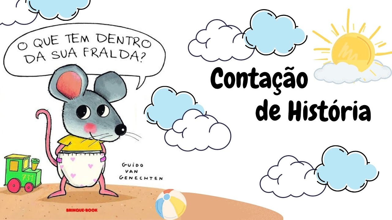 O que tem dentro da sua fralda? / História de  Guido Van Genechten
