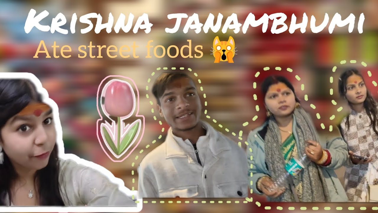 Cousins, Chaos & Krishna Ji 💙😜 ate street foods and shopping ji🛍️