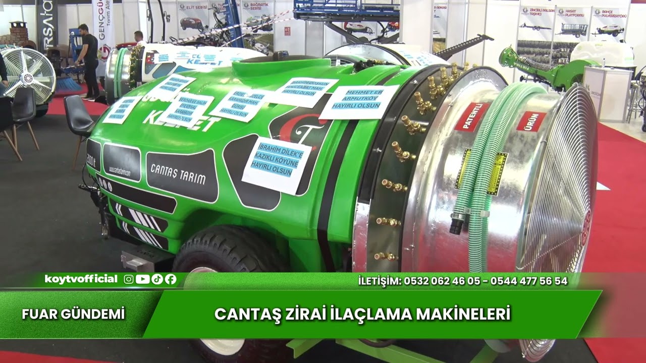 CANTAŞ ZİRAİ İLAÇLAMA MAKİNELERİ   BURSA TARIM FUA