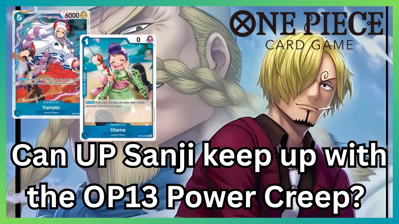 [OP13] Blue/Purple Sanji. We got some new tools: One Piece Card Game