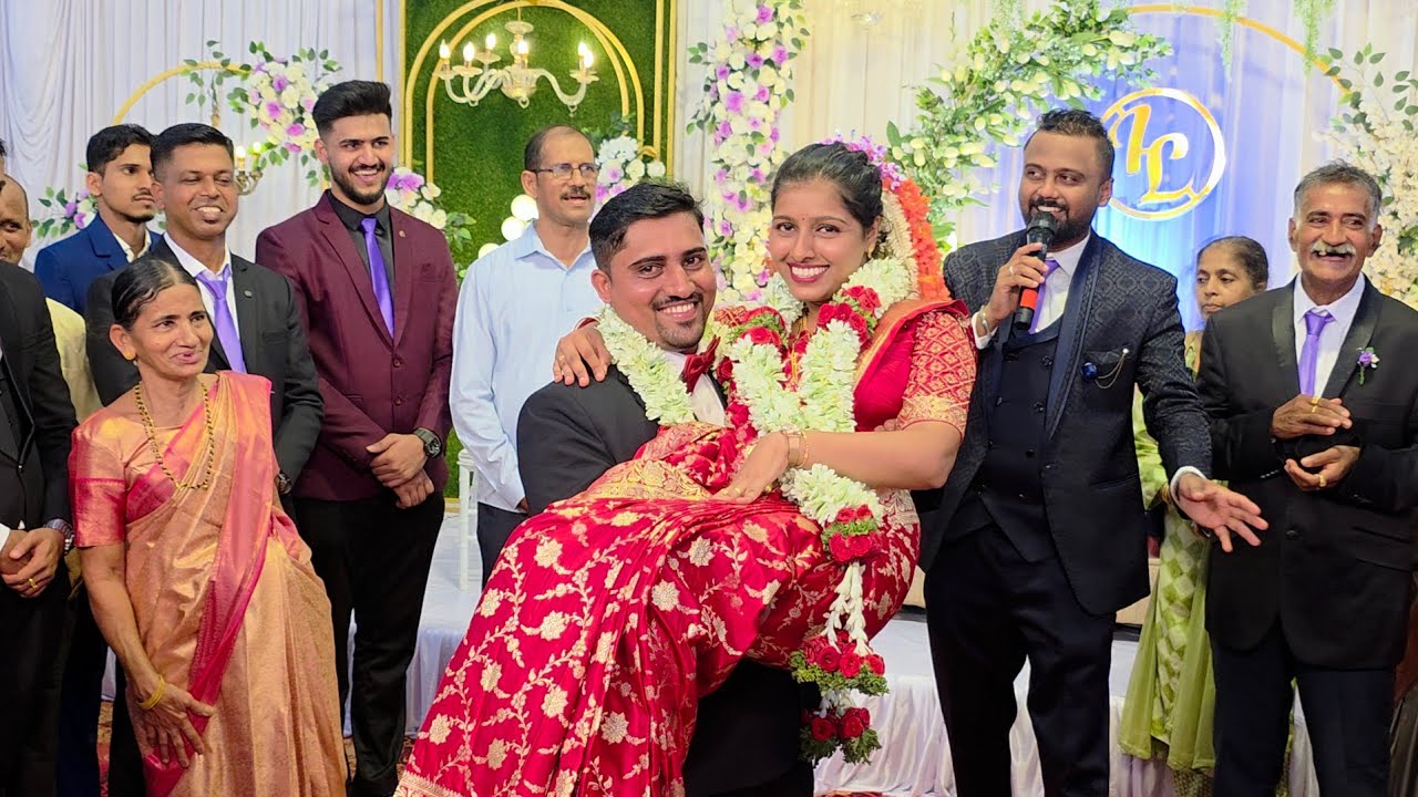Wedding Reception of Ivan Dsouza Agrar with Lolita Dsouza Farla at Holy Saviour Sabhangan Agrar Bant