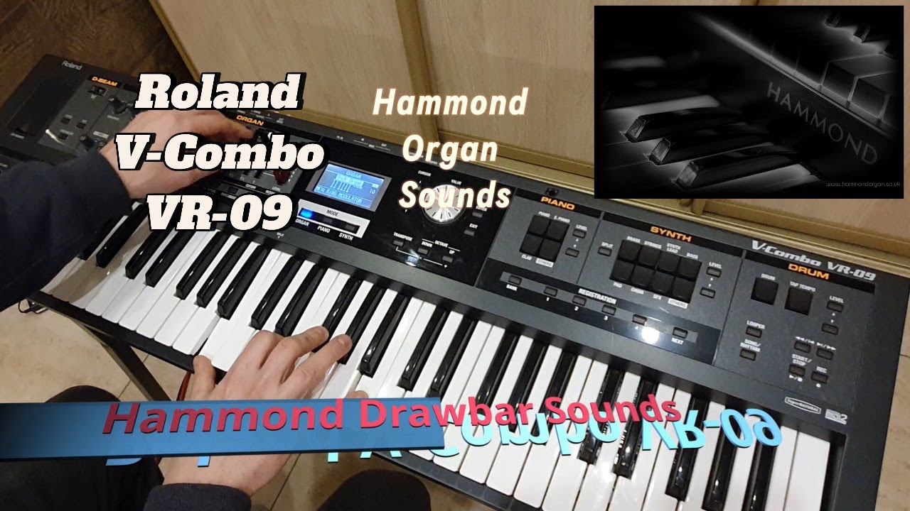 Roland V-Combo VR-09 Hammond Sounds Soundcheck