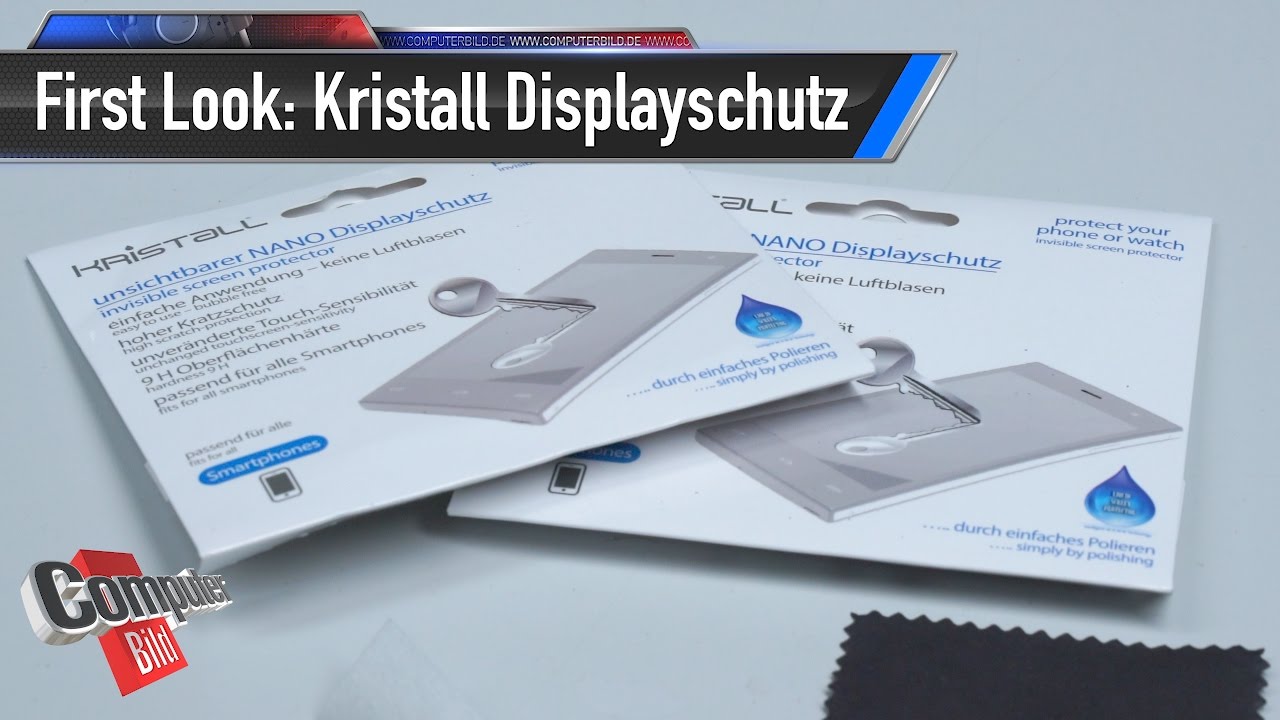 Kristall Nano Displayschutz: Ein Gel um das Handy zu schützen?