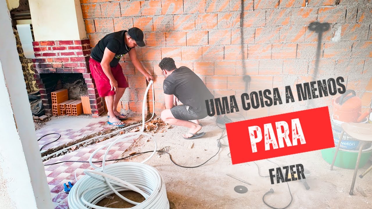 #6 OBRA DA CASA | CONCLUÍMOS O ENCANAMENTO