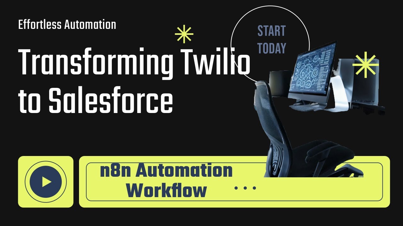 Powerful Twilio Salesforce Integration n8n Automation workflow for Business