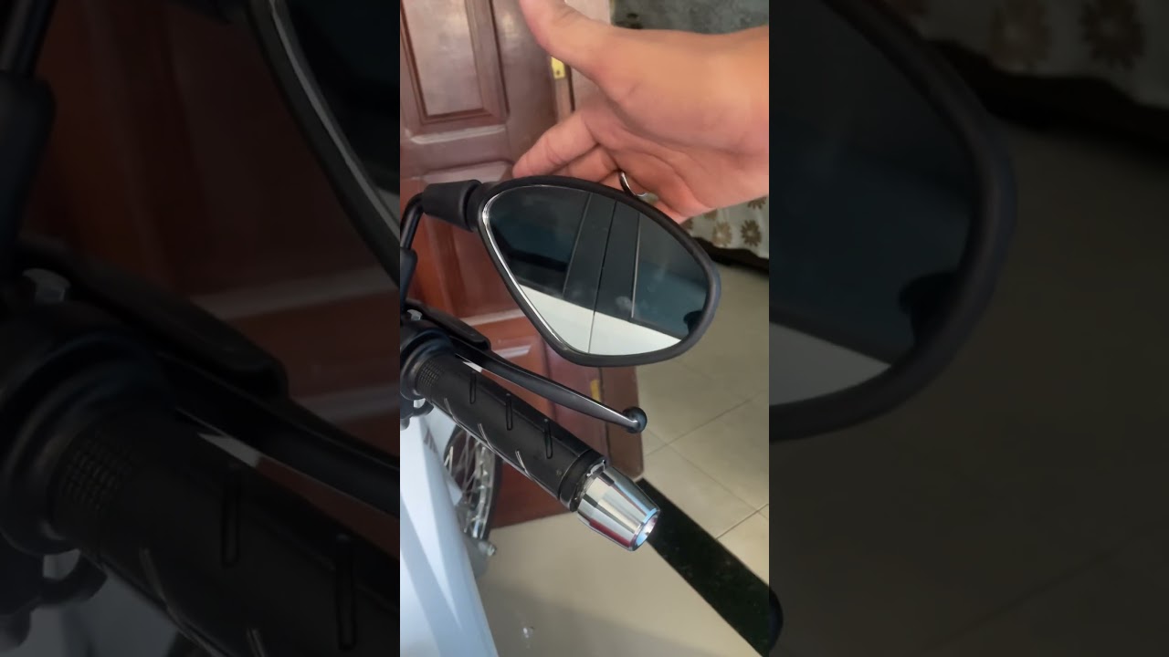 Retrovisor da f800 rebaixado na pop110,ficou muito top