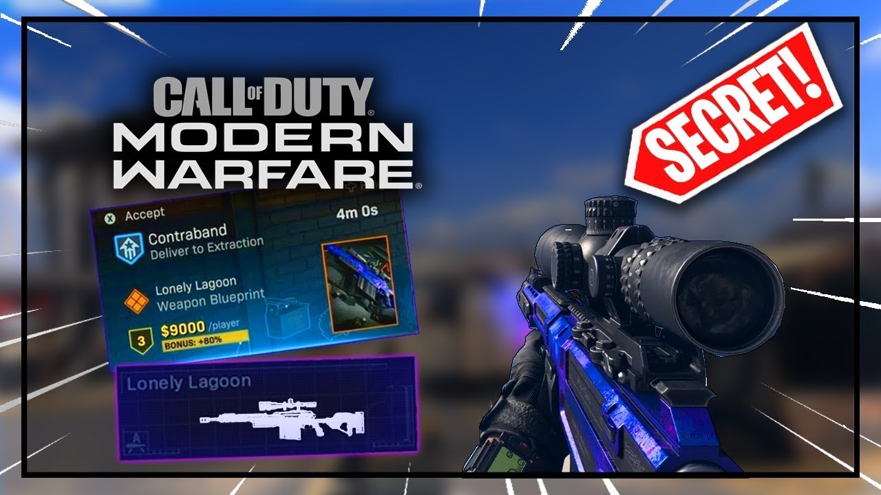 UNLOCKING THE LONELY LAGOON RAREST AX-50 VARIANT!!! (WARZONE CONTRABAND CONTRACT GAMEPLAY)