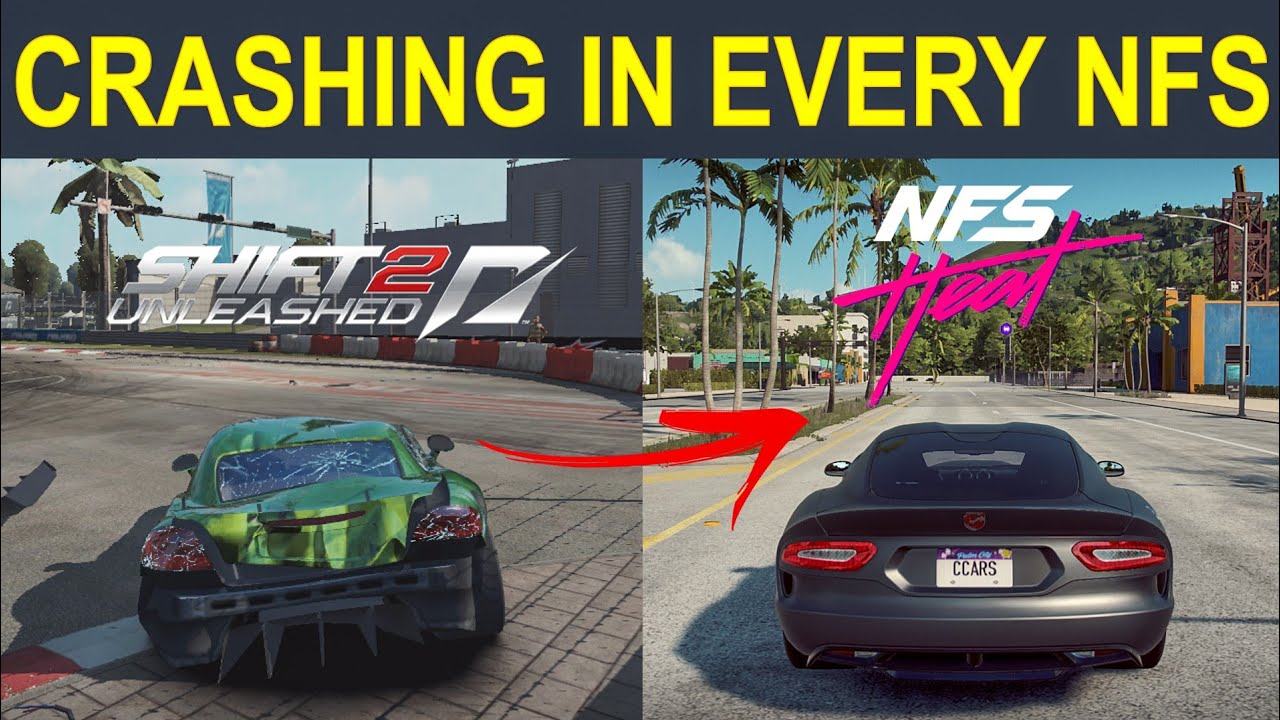Crashing A Viper In EVERY Modern Need For Speed (2010-2020) l Evolution Of Damage Model In NFS Games