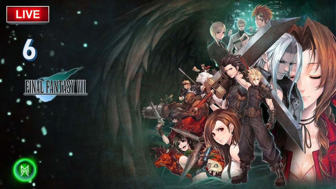 FFVII With MODS - No Blue and Red Materia Challenge PT6