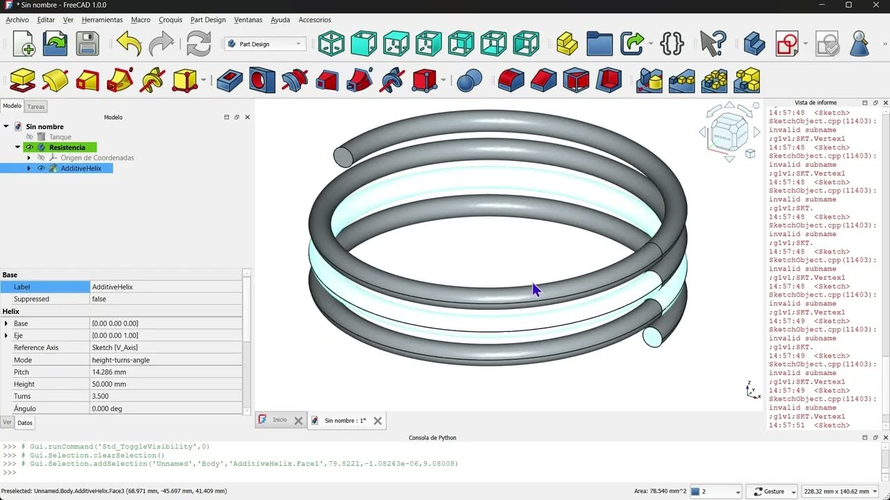 Calentamiento de un tanque | FreeCAD + CfdOF