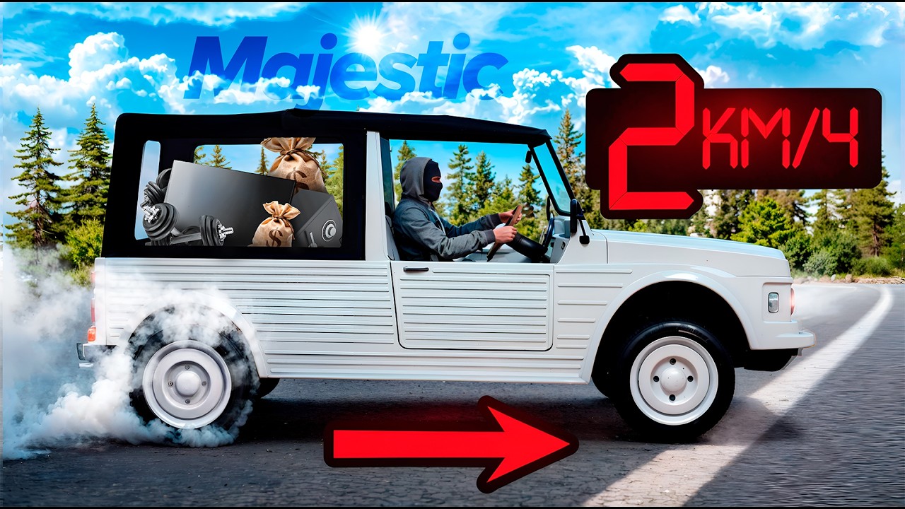 ГРАБЛЮ ДОМА на САМОЙ МЕДЛЕННОЙ МАШИНЕ в Majestic RP| ПУТЬ ДО 1МЛН на ОГРАБЛЕНИИ ДОМОВ.