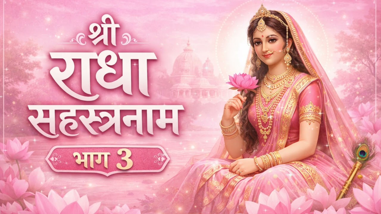 श्री राधा सहस्त्र नाम || Radha Raani Sahasranamam Bhag 3 | Radhe Radhe || Radha Raani Bhajan #radha