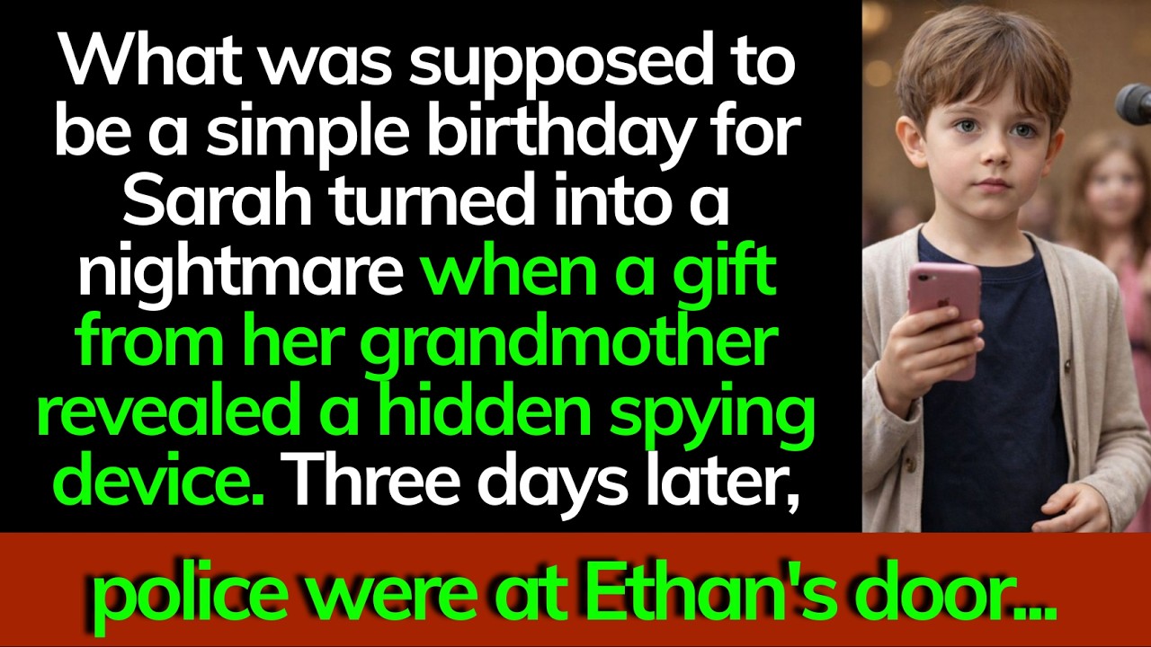 Sarah's Birthday Surprise Reveals Hidden Spy Device - Police Involved Days Later