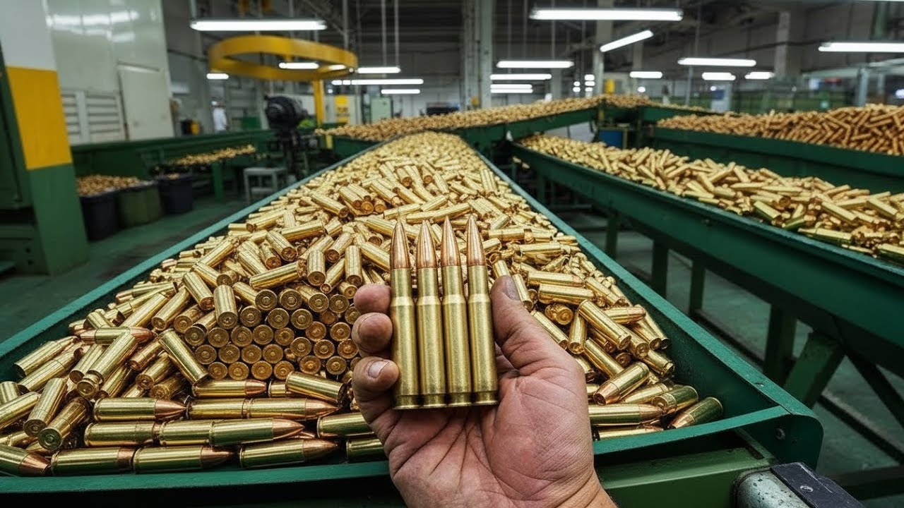 Inside the Modern Ammunition Factory | How Bullets are Made (Full Process)