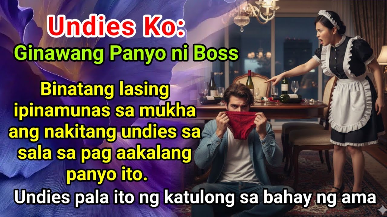 Binatang lasing ipinampunas sa MUKHA ang UNDIES NG KATULONG na nasa sala sa pag-aakalang panyo ito.