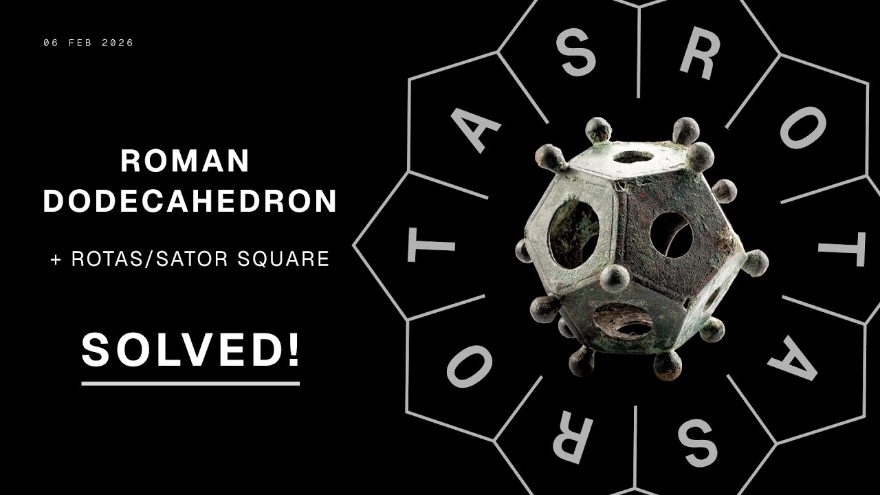 SOLVED! Roman Dodecahedron + Rotas/Sator Square
