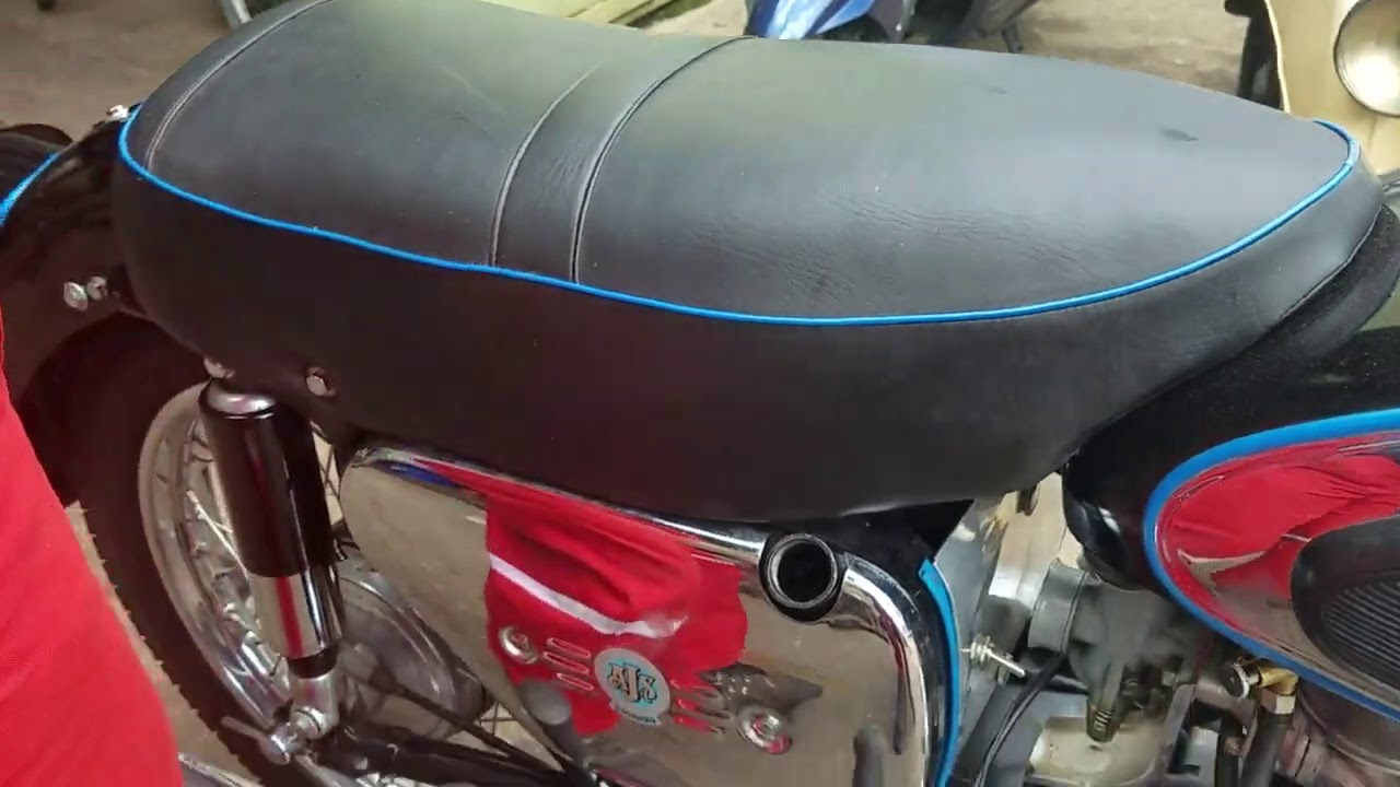 1958 AJS 650cc Twin at Andy Tiernans #07549AJS