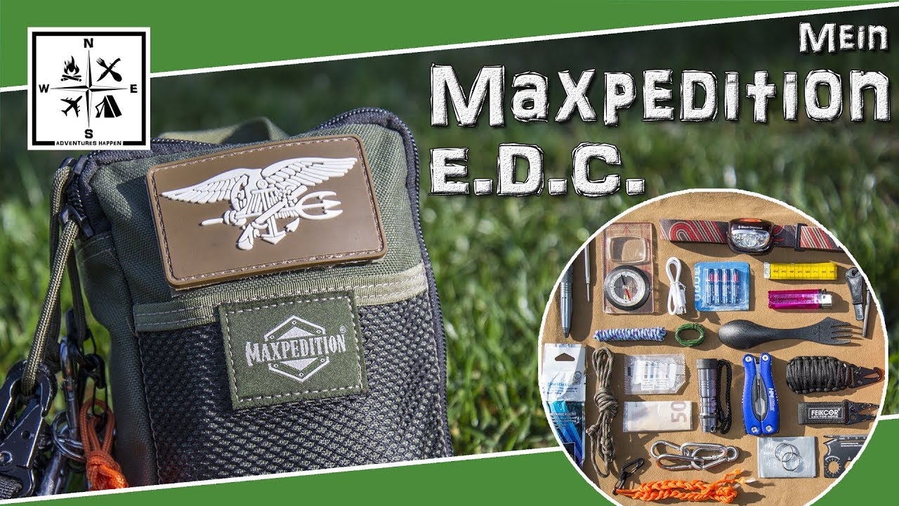 Mein EDC Maxpedition Fatty | für Survival, Bushcraft, Notfall, Camping, Alltag | #AdventuresHappen