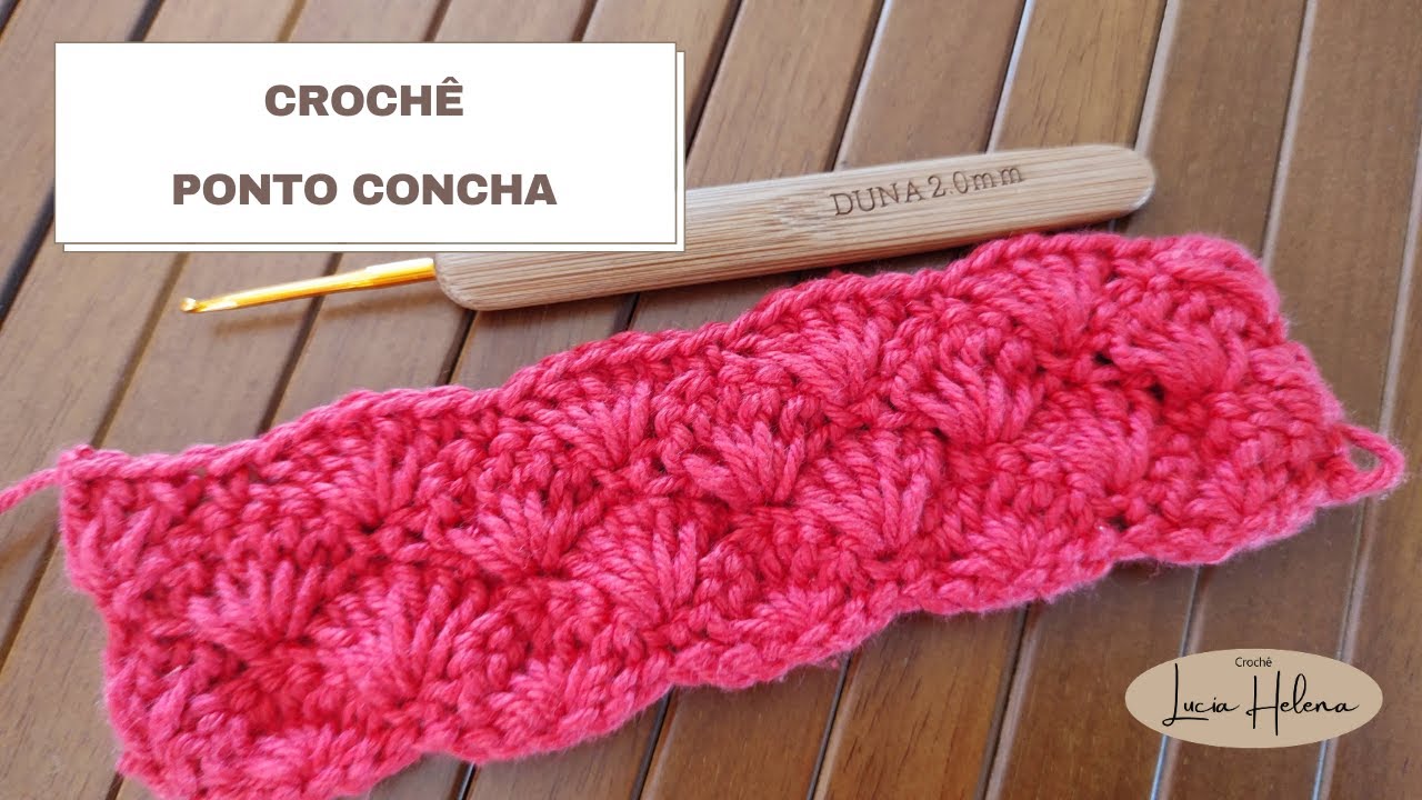 Ponto Concha de Crochê