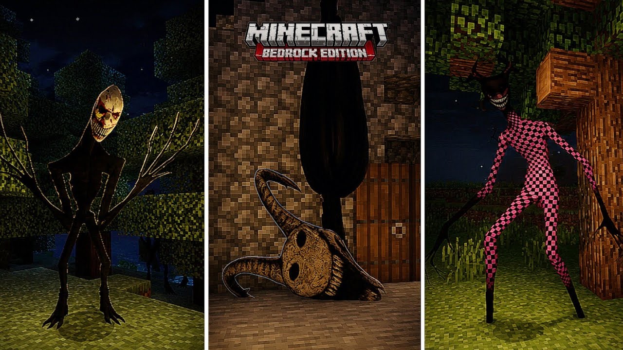 10 ужасающих хоррор-модов для Minecraft Bedrock Edition | Хоррор-аддоны для Minecraft Bedrock Edi...