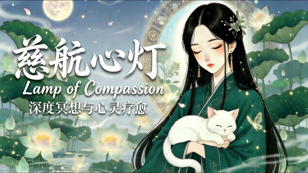 慈航心灯｜觀音佛曲 · 空灵梵音 · 深度冥想與心靈療愈音樂| Om Mani Padme Hum | Deep Healing & Meditation Music