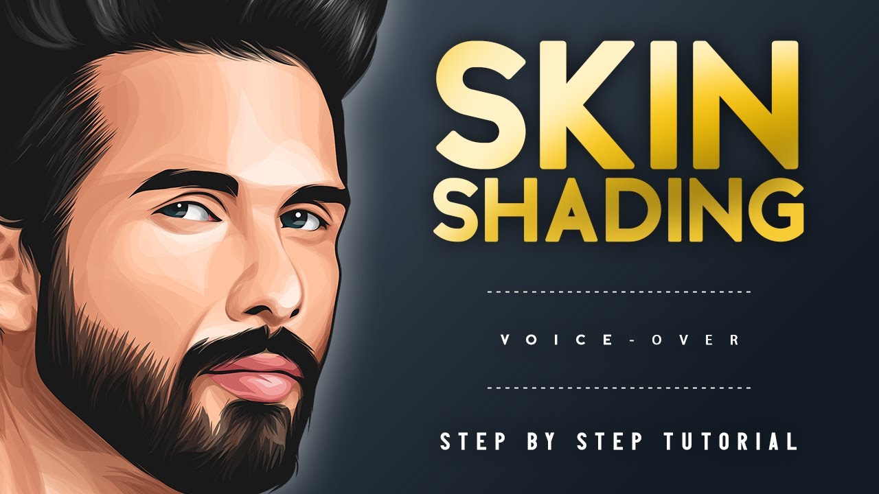 Face Shading Tutorial || Step-By-Step || Voice Over || Vect Tarun