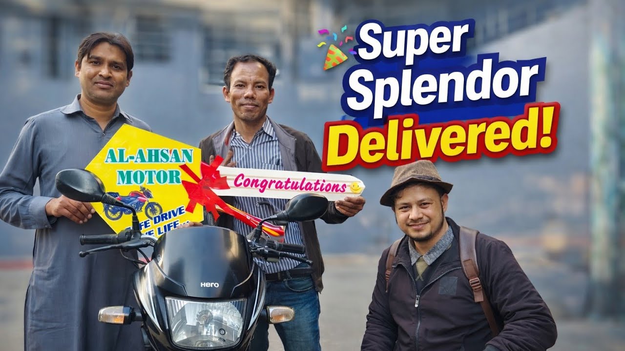 Siliguri Me Hero Super Splendor Delivery | Dream Bike Come True ❤️ | AL AHSAN MOTORS 