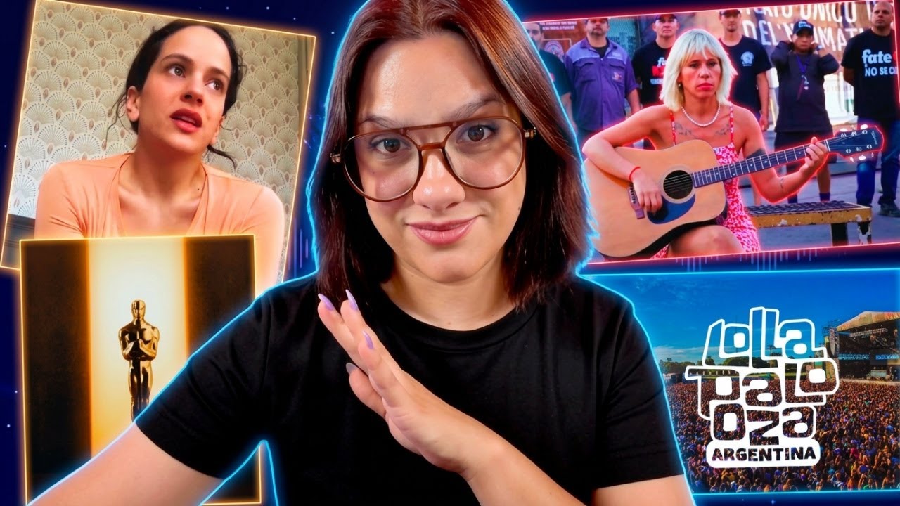 lo que pasó en el Lollpalloza , Sorpresas de los Oscars, Rosalia se disculpa , Fate protesta Simpson
