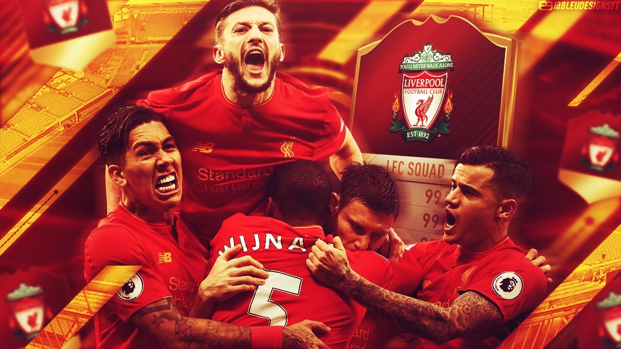FIFA 17 THUMBNAIL SPEEDART #4: FIRMINO, COUTINHO, MILNER, LALLANA, WIJNALDUM ( LFC SQUAD ) THUMBNAIL