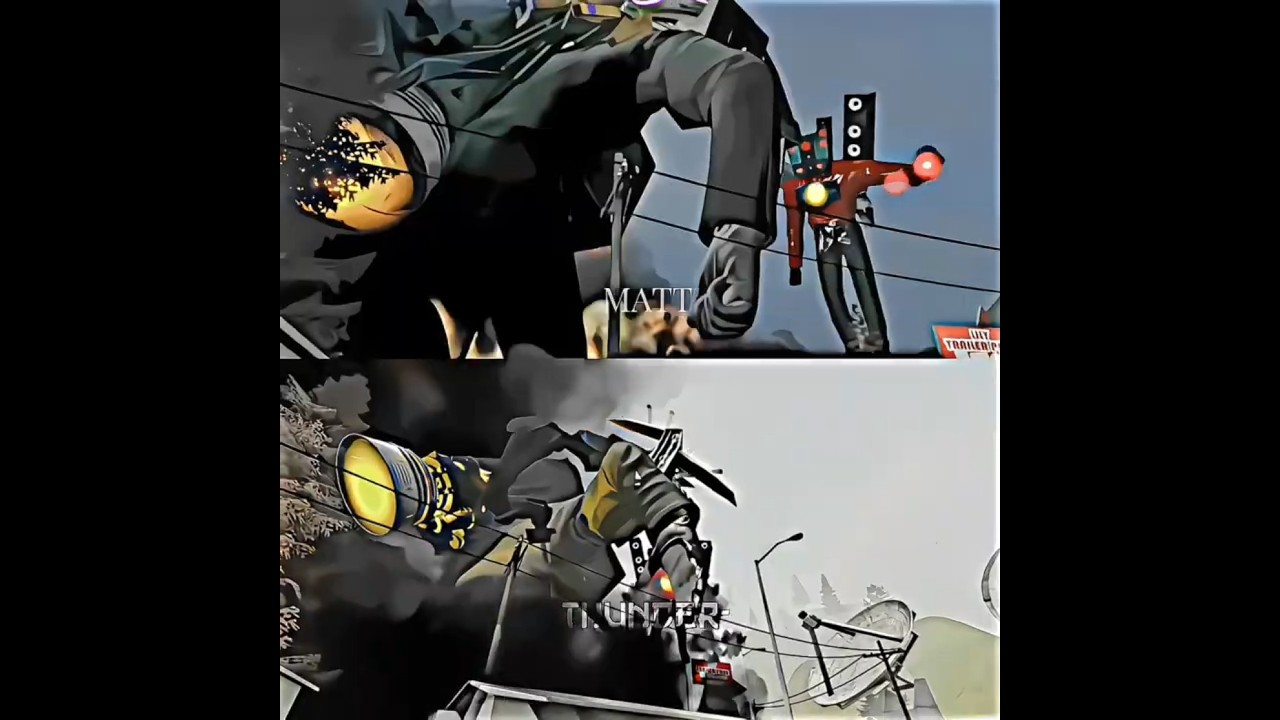 Titan TV Man X Titan speakerman matching clips#skibiditoilet#viralvideo#trending#tiktok#foryou#fypシ