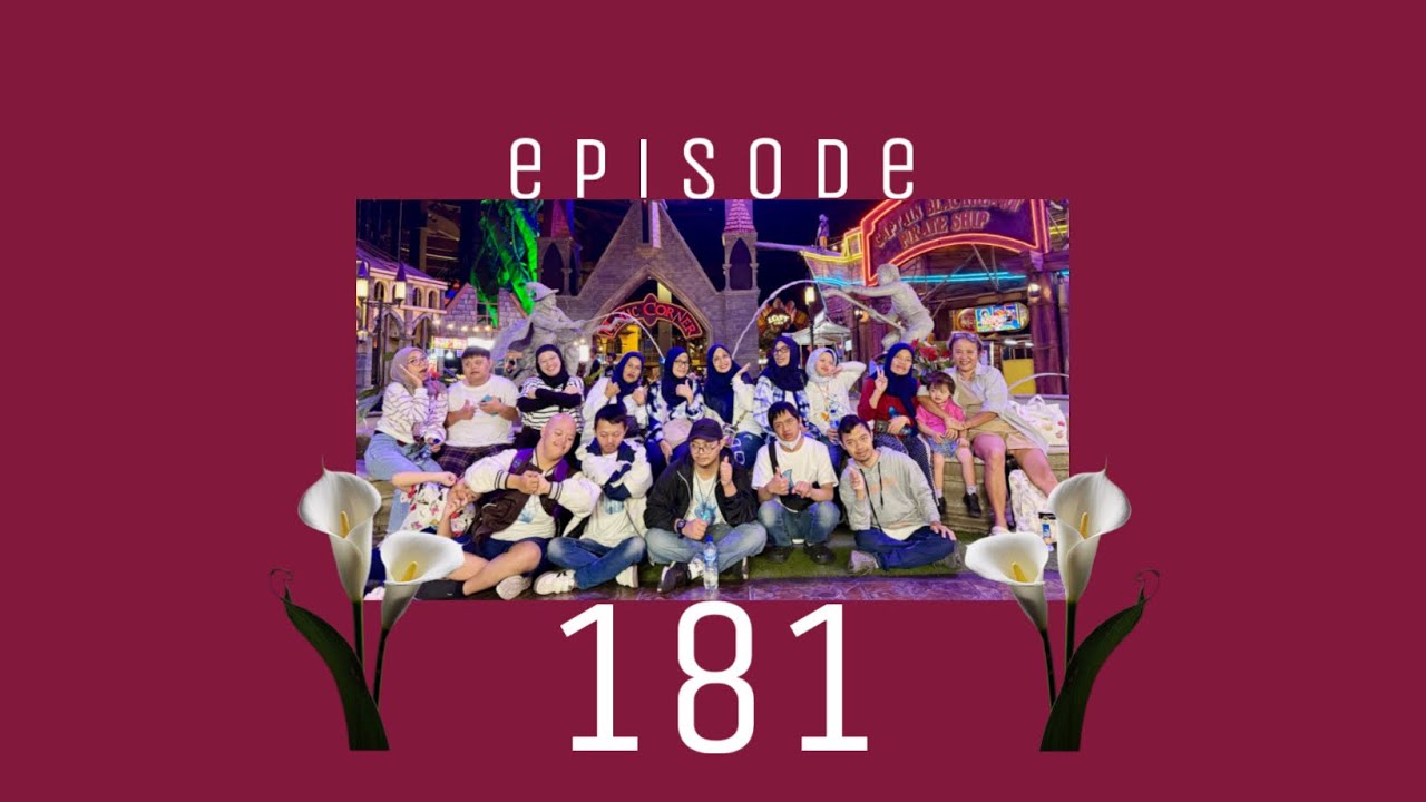 Eps #181 Anak2 pelatihan shibori Potads Jabar main ke Trans Studio
