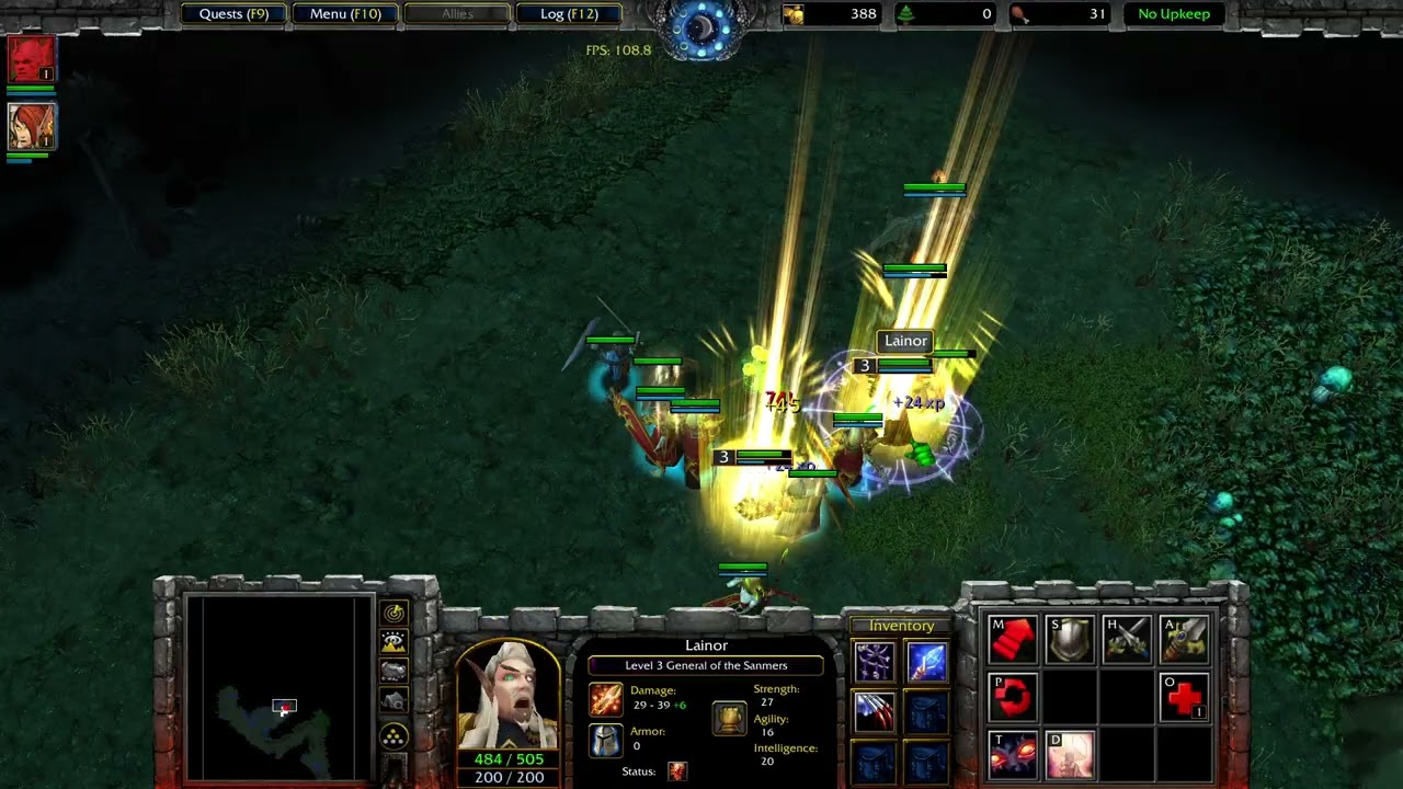 Warcraft 3 Custom Campaign - Agatorion: Tasadar Empire - Dead Forest - Chapter 3