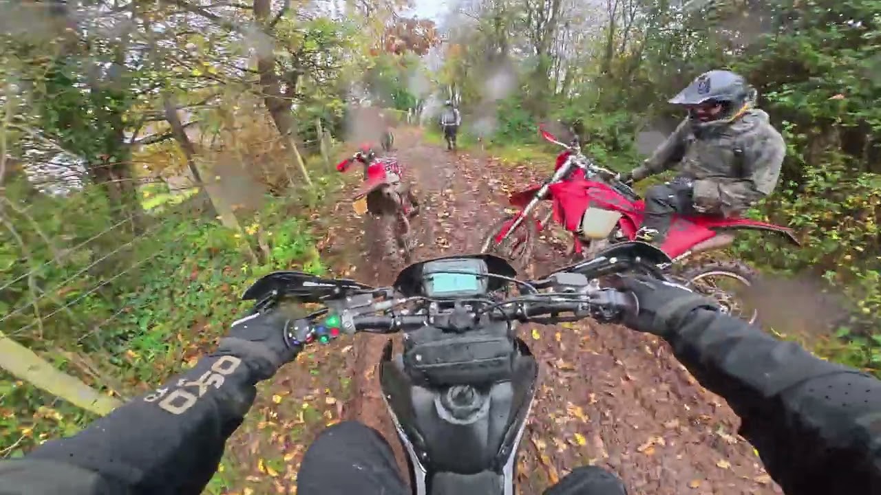 Pen-Y-Fedw Road - Exploring Monmouthshire Green Lanes with the Forest & Wye Group on my CRF450RX.