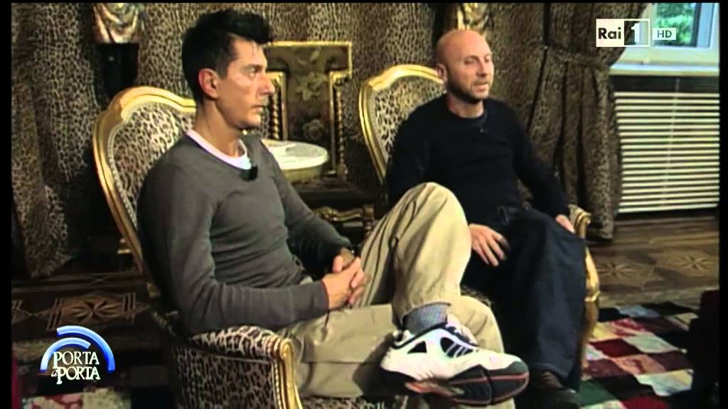 La storia della coppia di stilisti Domenico Dolce e Stefano Gabbana - Porta a porta 26/03/2015