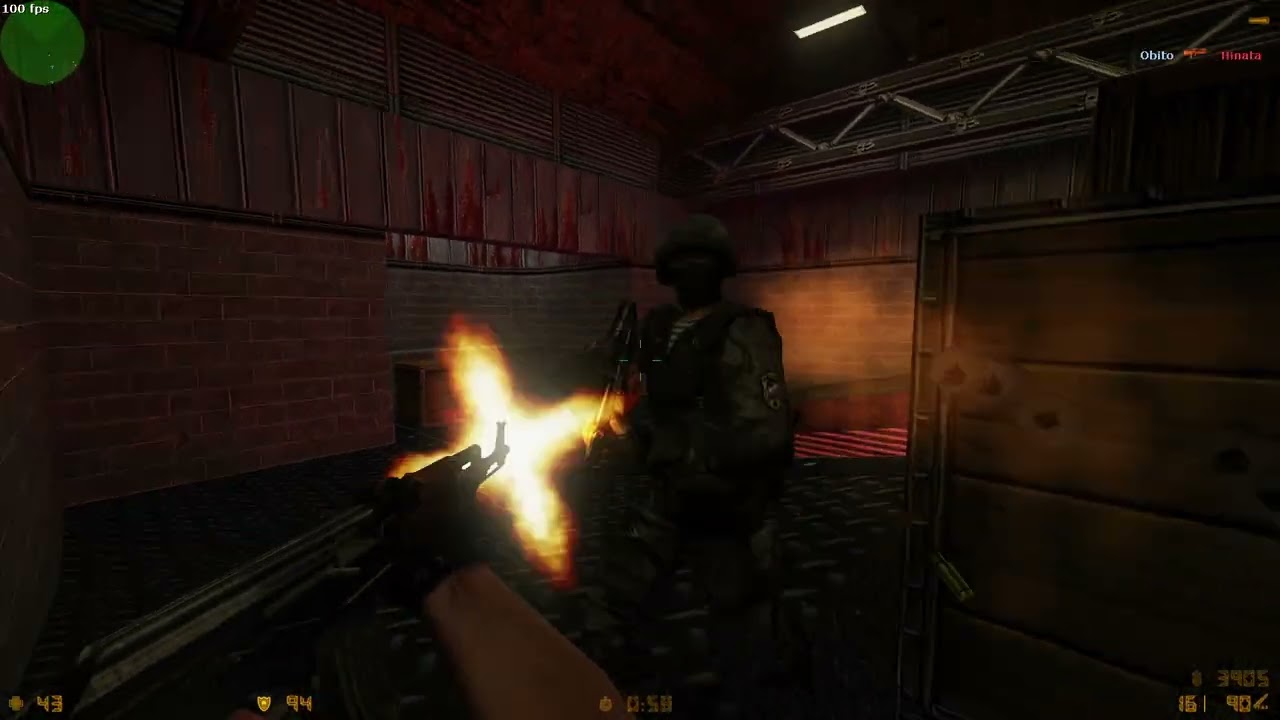 Counter-Strike Condition Zero de_nuke ai upscale textures.