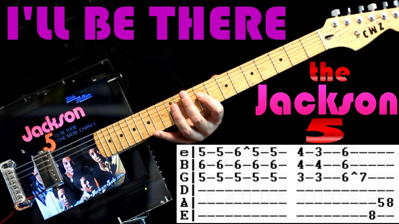 Jackson 5 I'll Be There Guitar Chords Lesson & Tab Tutorial