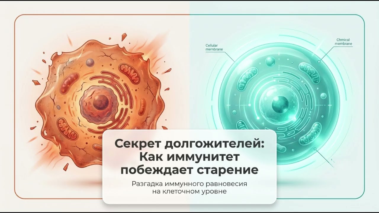 Секреты иммунного долголетия: Как дожить до 100 лет в гармонии с собой