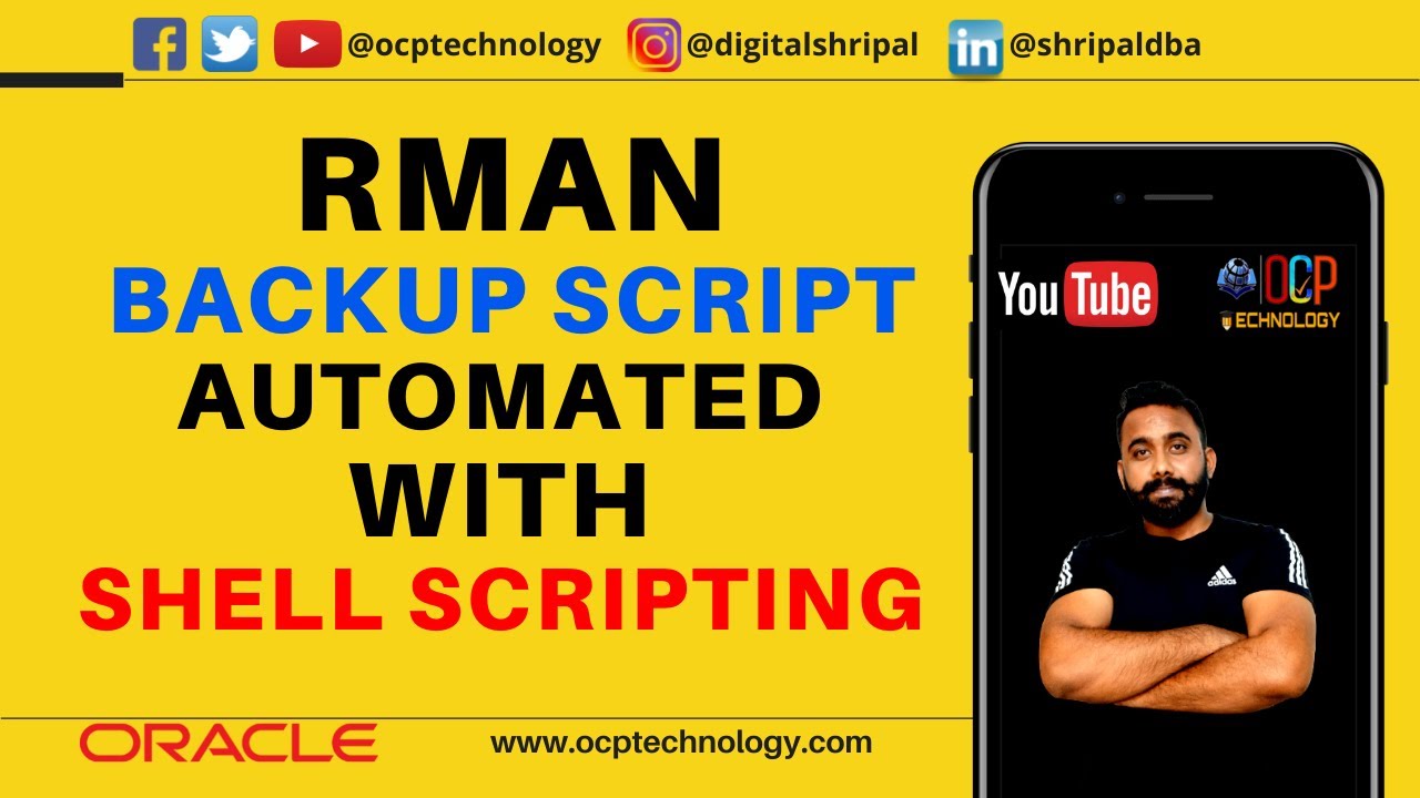 How to automate Oracle RMAN Backup with shell script - Cron Jobs