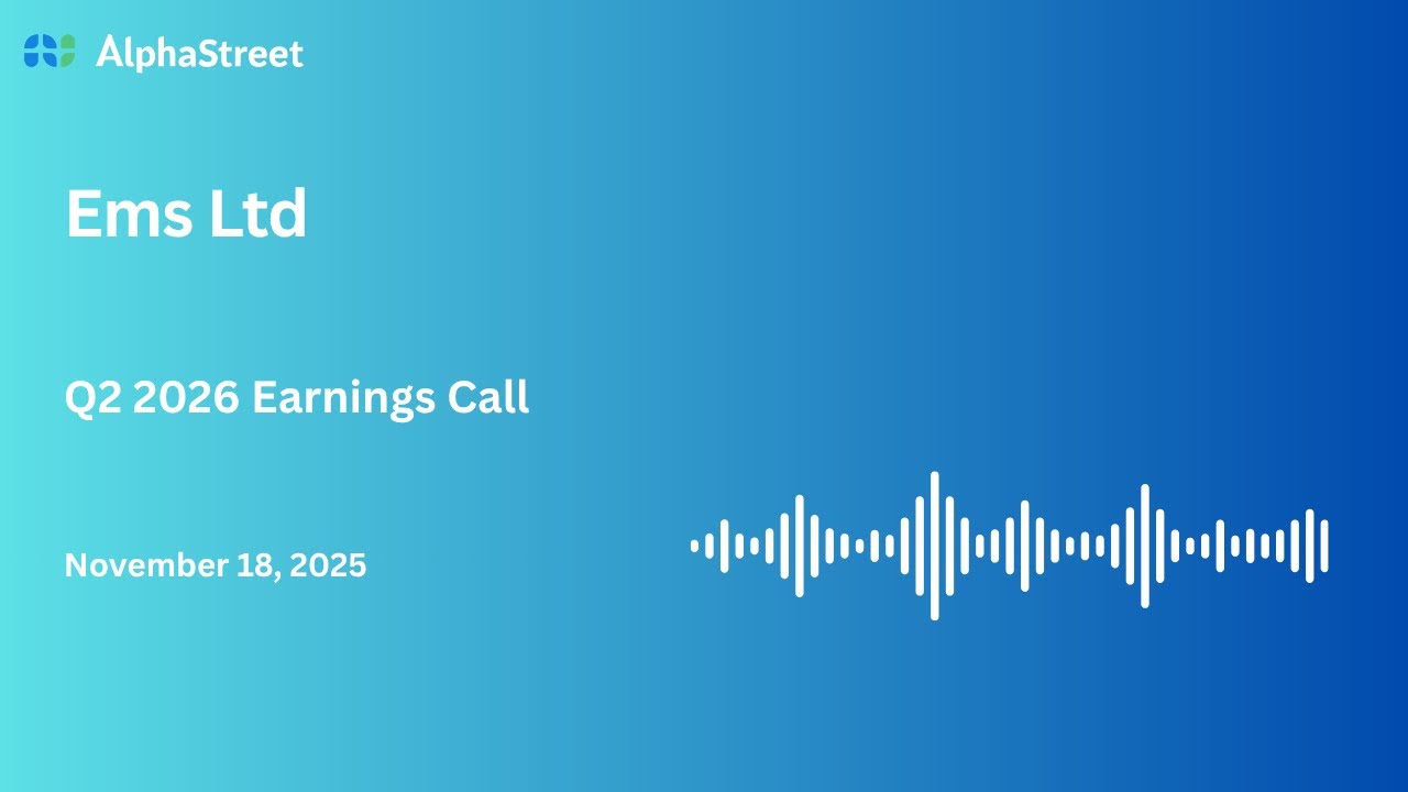 Ems Ltd Q2 FY2025-26 Earnings Conference Call